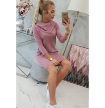 Ruha kapucnival és zsebekkel MIG8847 sötét rózsaszín