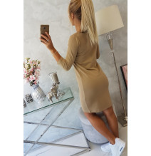 Dress klasszikus MI8825 kamel