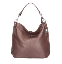 Bőr válltáska 981 barna Olaszországban gyártott