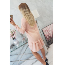 Ruha legyezővel MI66188 sötét por rózsaszín