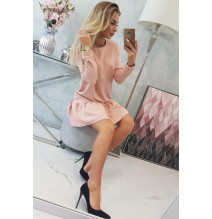 Ruha legyezővel MI66188 sötét por rózsaszín