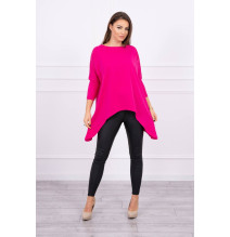 Női, megnövelt tunika MI8875 fukszia