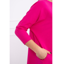 Női, megnövelt tunika MI8875 fukszia