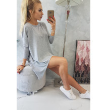 Női, megnövelt tunika MI8875 szürke