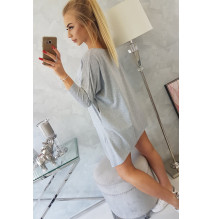 Női, megnövelt tunika MI8875 szürke