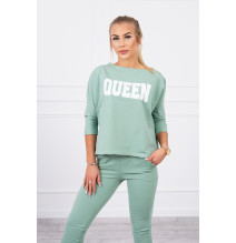 Női szett MI66977 QUEEN sötét menta