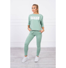 Női szett MI66977 QUEEN sötét menta