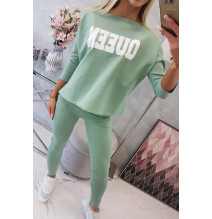 Női szett MI66977 QUEEN sötét menta