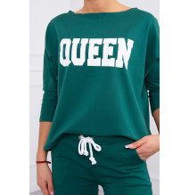Női szett MI66977 QUEEN sötétzöld