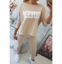 Női szett MI66977 QUEEN bézs