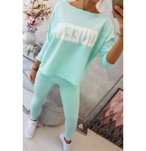 Női szett MI66977 QUEEN menta