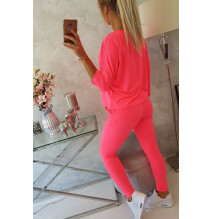 Női szett MI66977 QUEEN rózsaszín neon