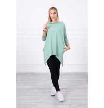 Női pulóver MI9139 sötét menta