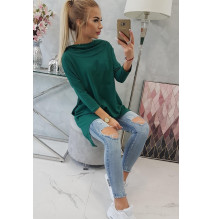 Női pulóver MI9139 zöld