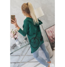 Női pulóver MI9139 zöld