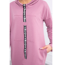 Ruha kapucnival Bonjour MI0153 sötét rózsaszín