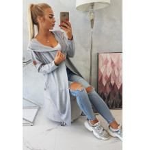 Kardigánt oversize MI9077 szürke