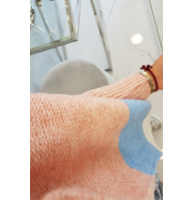 Női pulóver kapucnival MI2019-15 krém