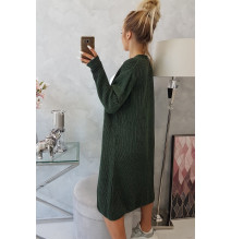 Női kardigán hosszú kardigán MI2019-2 khaki