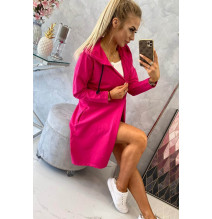 Kardigán hosszabb háttal MI8998 fukszia