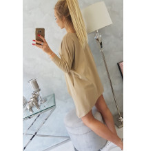 Női, megnövelt tunika MI8875 kamel