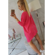 Női, megnövelt tunika MI8875 rózsaszín