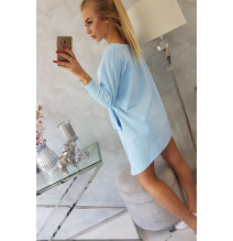 Női, megnövelt tunika MI8875 ég kék