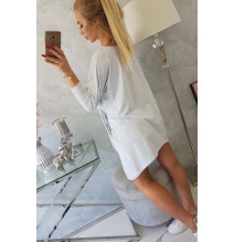 Női, megnövelt tunika MI8875 világosszürke