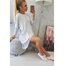 Női, megnövelt tunika MI8875 világosszürke