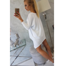 Női, megnövelt tunika MI8875 fehér