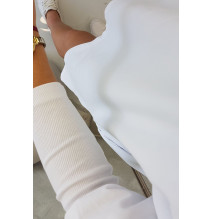 Női, megnövelt tunika MI8875 fehér