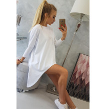Női, megnövelt tunika MI8875 fehér