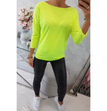 Póló, CASUAL MI8834 neon sárga