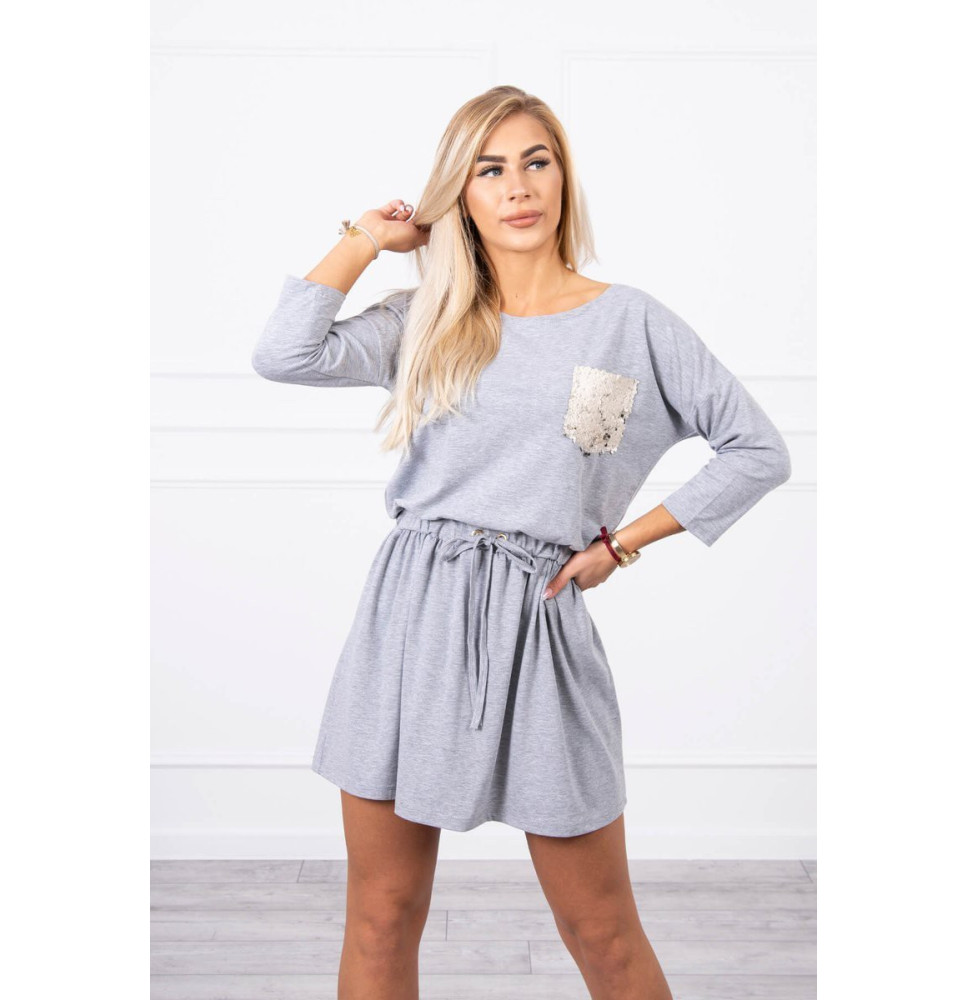 Ruha flitter zseb MI9004 szürke