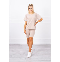Felsők és nadrágok MI9099 bézs