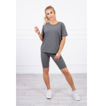 Felsők és nadrágok MI9099 grafit