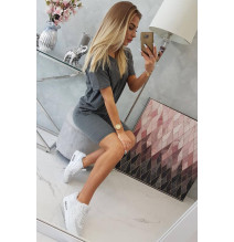 Felsők és nadrágok MI9099 grafit