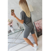 Felsők és nadrágok MI9099 grafit