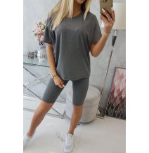 Felsők és nadrágok MI9099 grafit
