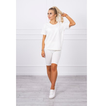 Felsők és nadrágok MI9099 krém