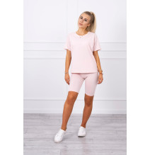 Felsők és nadrágok MI9099 por rózsaszín