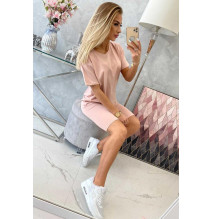 Felsők és nadrágok MI9099 sötét por rózsaszín