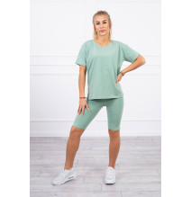 Felsők és nadrágok MI9099 sötét menta