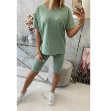 Felsők és nadrágok MI9099 sötét menta