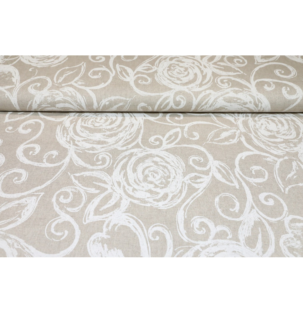 Anyag fehér peonies