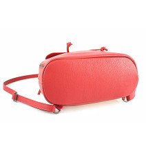 Női bőr hátizsák 420 piros Made in Italy