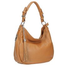 Bőr válltáska 210 lila Made in Italy