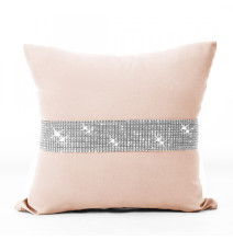 Párnahuzat cirkonokkal lazac