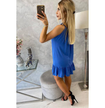 Női ruha vékony hevederekkel MI9080 farmer