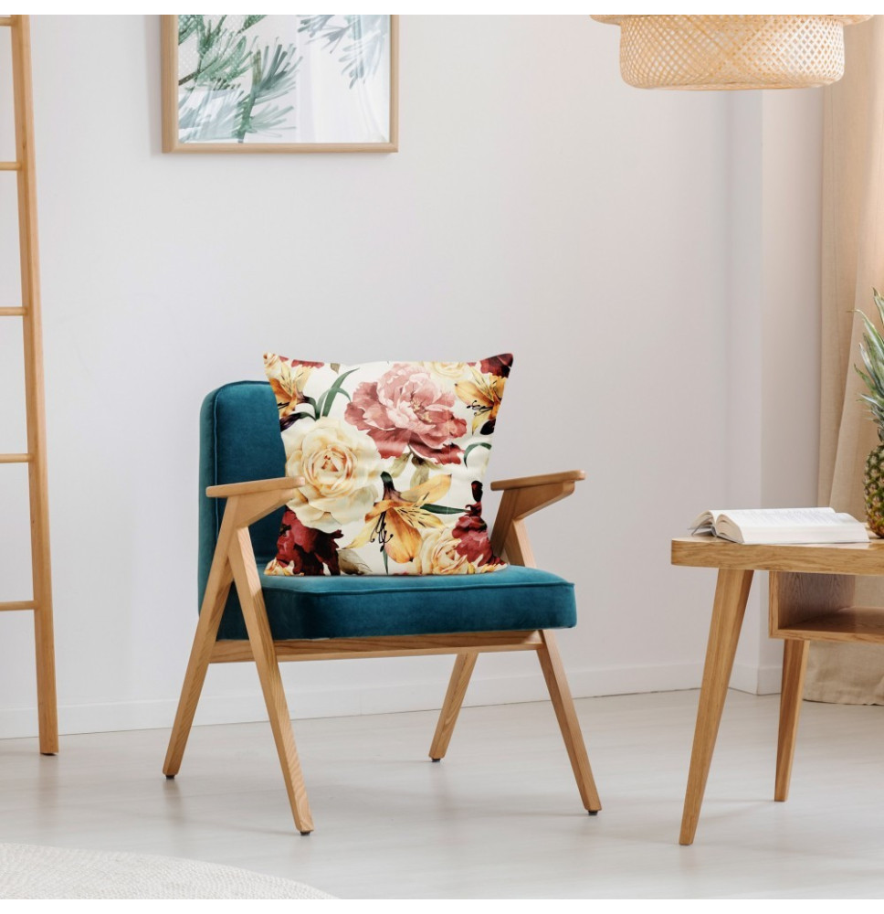 Párnahuzat MIGD162 40x40 cm rózsa virág